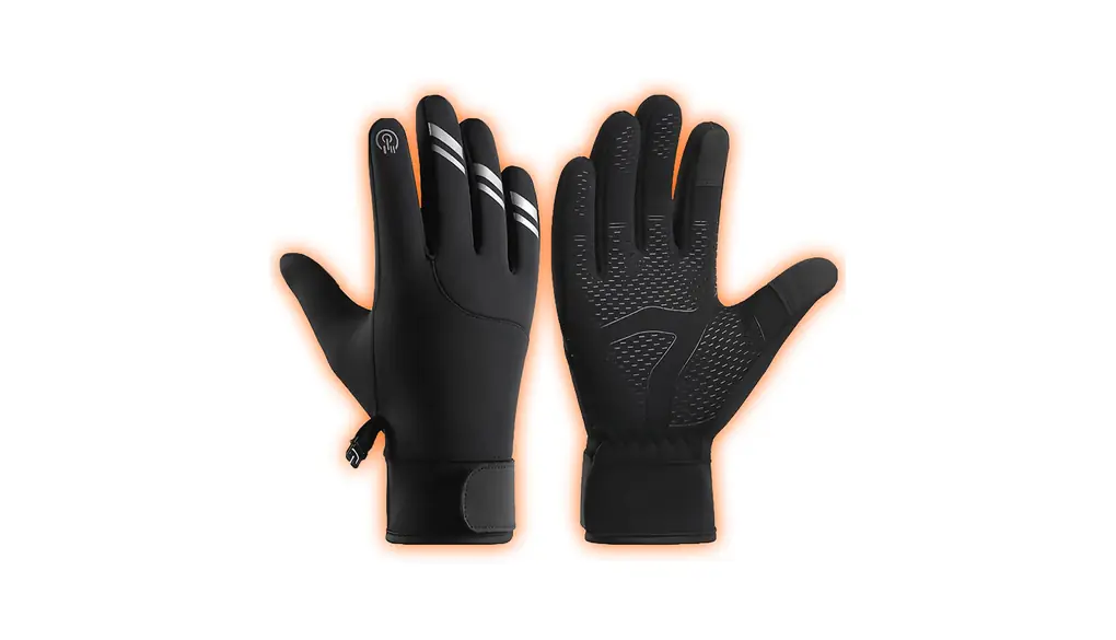 手袋 メンズ 裏起毛 サイクリンググローブ 秋冬 自転車 バイク 男性 防風 防寒対策 撥水 スマホ対応 滑り止め 反射ライン付き ランニング アウトドア スポーツグローブ 登山 通勤 通学