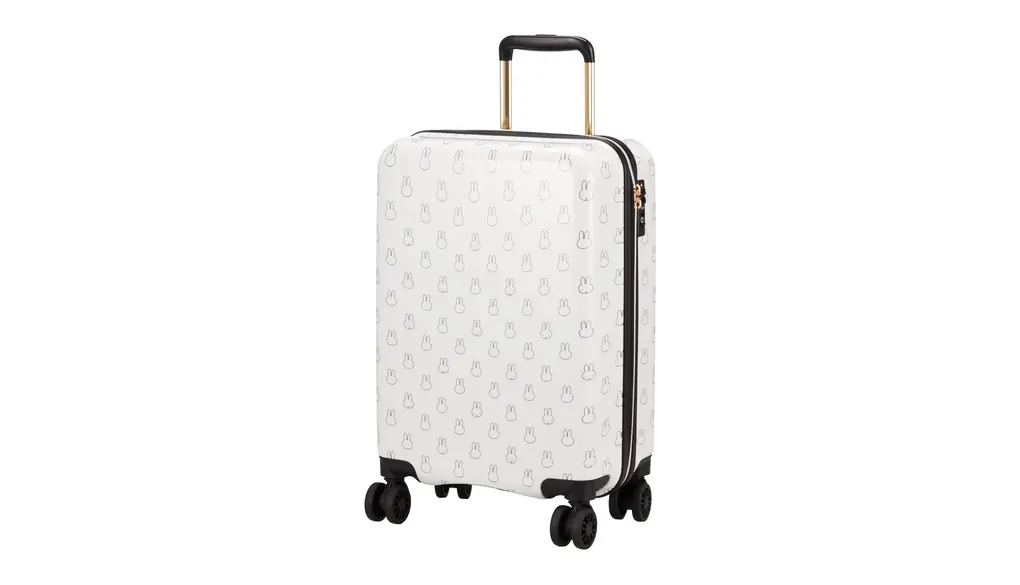 [シフレ] スーツケース 機内持ち込み可能サイズ Sサイズ キーロック TSロック ミッフィー メニーフェイス総柄デザイン 35L