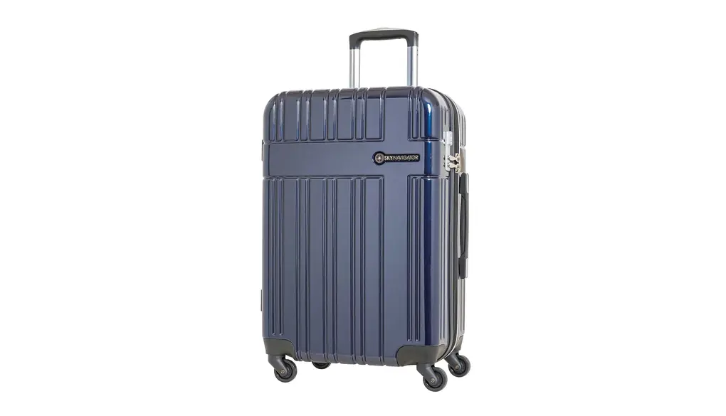 [スカイナビゲーター] スーツケース 拡張 49-56L 56cm 3.8kg SK-0835-56 ネイビー/ガンメタ