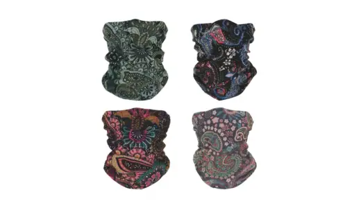 【4枚で全身快適】SMEHCF 多目的バンダナ｜通気・速乾・スタイル自在の万能ネックウェア