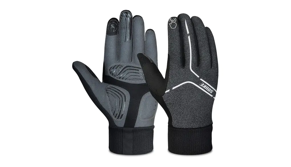 防風防寒手袋 スマホ対応 ロードバイクてぶくろ 滑り止め 自転車