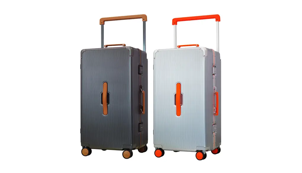 STYLISH JAPAN 公式 .OUNCE スーツケース アルミフレーム ワイドハンドル 軽量 耐衝撃 ビジネス 出張 ルヴェル XLサイズ 90L (7泊〜) revel28 (アーバンブラウン)