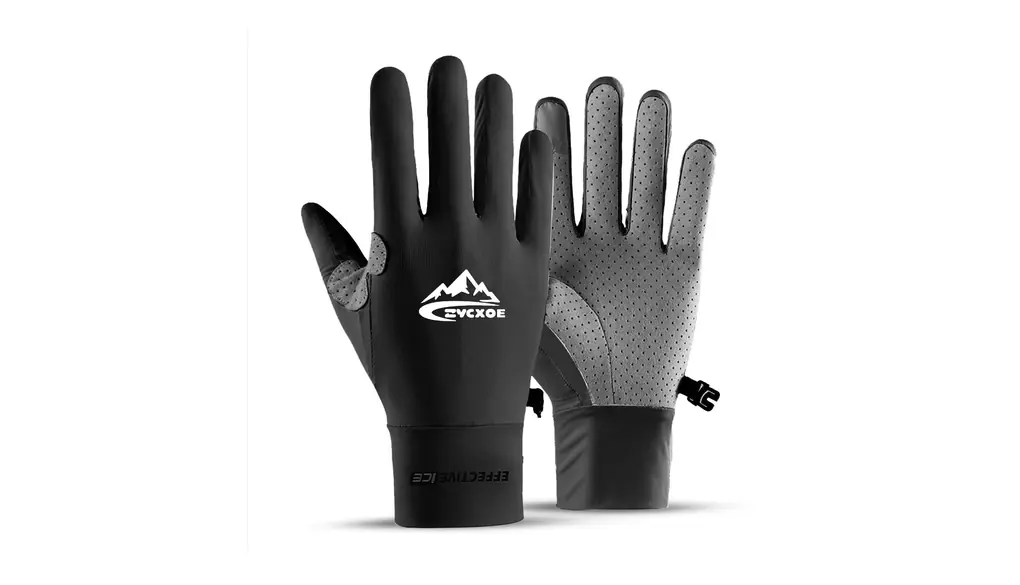 ZVCXOE メンズグローブ 春夏用 手袋 UPF50+ 2本指出し設計 薄型 冷感 滑り止め加工 日焼け防止 スマホ対応 タッチパネル対応 通気性 速乾性 サイクリング UVカット 釣り 登山 通勤 通学 自転車 運転用 男女兼用
