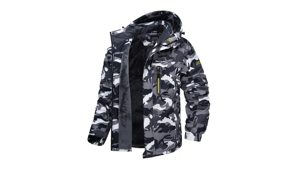 [TACVASEN] アウトドア メンズ 登山服 マウンテンパーカー 多機能 登山ジャケット 裏ボア フリース 登山 ウインドブレーカー フード付 取り外し可能