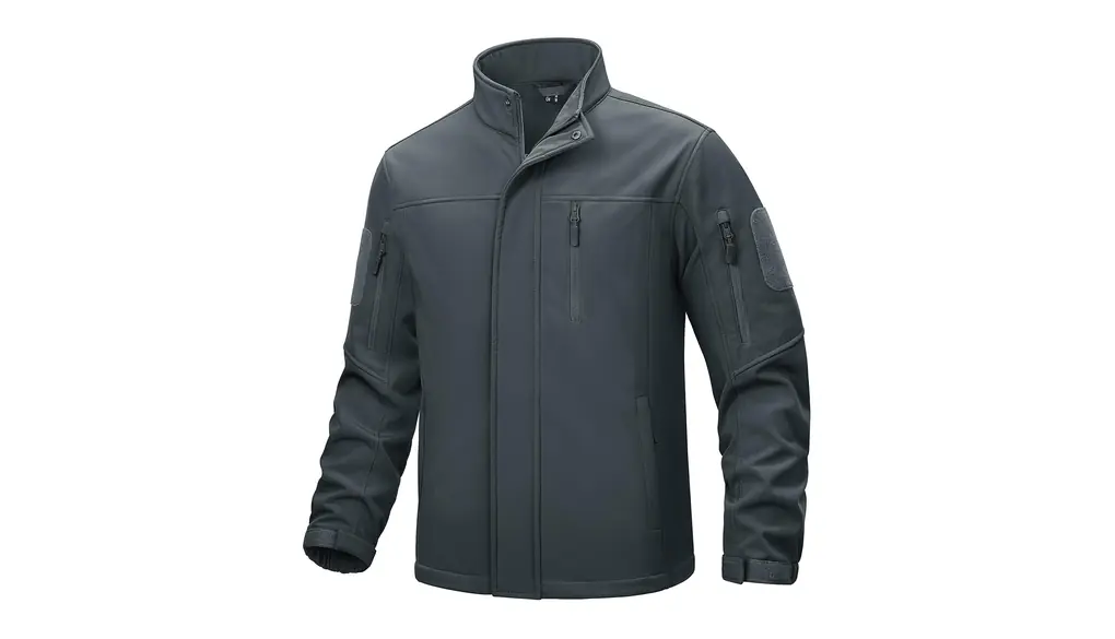 [TACVASEN] ジャケット メンズ アウトドアウェア タクティカル コート ソフトシェル スキー 裏起毛 保温 ジャンパー フリース アウター 登山 上着