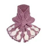 【猫好き必見の冬ギフト】TERAICHI クロス差込ネックウォーマー｜日本製のやわらかミニマフラーで首元からあたたかく