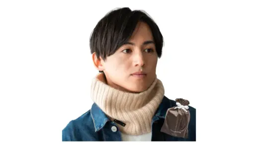 【THE WOW】arcadiarca カシミヤ100％ネックウォーマー｜冬を変える“ひと巻きの贅沢”