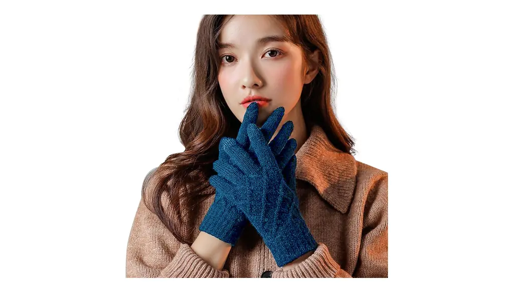 [Trnvco] 手袋 レディース 冬 スマホ対応 防寒 ふわふわ裏起毛 ニット手袋 タッチパネル対応 女性用手袋 ニットグローブ 厚手 防寒手袋 防寒グローブ スマホ 手袋 レディース てぶくろ 柔らかい おしゃれ 自転車 通勤 通学 フリーサイズ