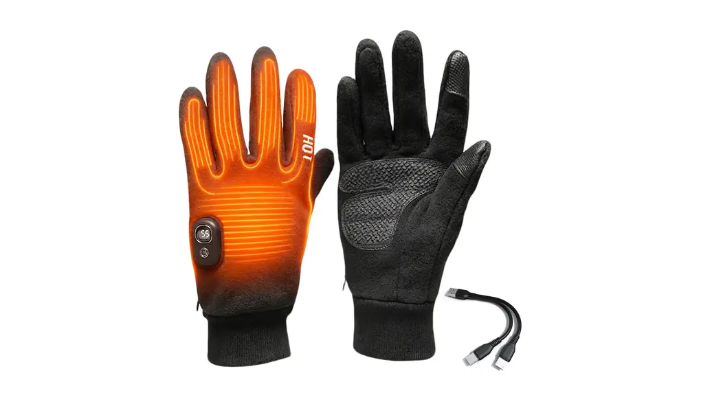 グローブ 防寒手袋 冬【あったかパイル地素材・スマホ対応・usb充電式電熱グローブ】電熱手袋 薄手 タッチパネル スマホ対応 3000mAh 3段温度調整 デジタル画面 サイクリング バイク スポーツ アウトドア 自転車 釣り 登山 耐磨耗性 滑り止め 保温 防寒 通勤 通学 作業用 秋冬 黒 男女兼用 フリーサイズ