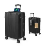 【拡張×多機能で旅が軽くなる】Vivcon スーツケース Lサイズ｜USBポート・ストッパー・双輪キャスターの“頼れる相棒”