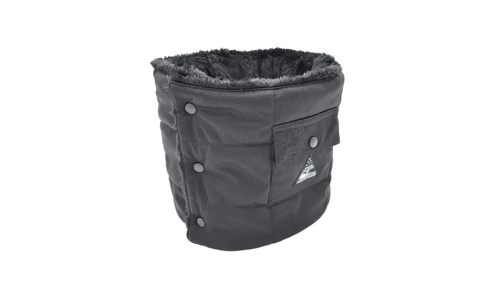 [ホワイト　フィールド　デザイン] インナーボア スナップボタン ポケット 前開き 中綿 ネックウォーマー アウトドア 保温 防寒 ウインター スポーツ メンズ レディース ユニセックス ミリタリー 釣り 自転車 バイク