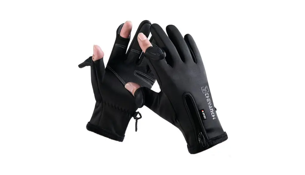 冬用アウトドア手袋 スポーツグローブ 防寒・防風・撥水仕様｜2本指オープン設計・スマホ操作対応・滑り止め付き 自転車 釣り 登山 通勤通学 男女兼用 メンズ レディース