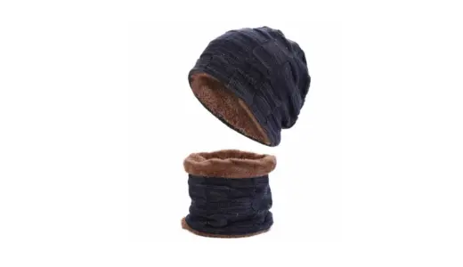 【冬を制する2点セット】WL Products ニット帽＆ネックウォーマー｜裏起毛フリースで極暖＆快適な冬支度を