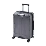 【山善 KK021-M(BK)】拡張式キャリーケースが旅を軽くする｜4〜7泊を快適にするスマート設計