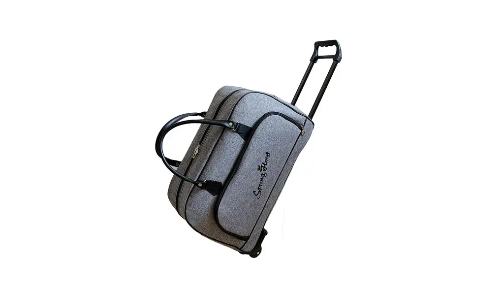 [YAYAMIYA] スーツケース キャリーバッグ キャスター付き 3way ソフトキャリーケース ナイロン機内持ち込み 騒音軽減 収納可能 耐摩耗 折りたたみ 大容量 ドローバー付き キャリー ビジネス 通学 男女兼用 耐水 キャスターバッグ (グレー) [並行輸入品]