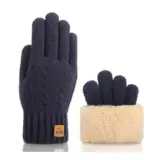 【Yihuilan レディース防寒ニット手袋】ふわふわ裏起毛で冬の外出がもっと快適になるあったかグローブ