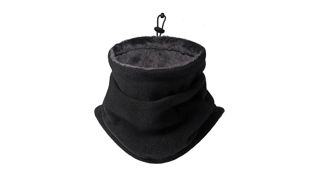 [ZVCXOE] ネックウォーマー 冬 メンズ 防寒 裏起毛 暖かい ボア 調節コードつき 厚手 防風 保温 伸縮性 柔らかい 多機能通学 アウトドア スポーツ バイク 登山 自転車 スキー ス スノボ キャンプ 男女兼用 ワンサイズ