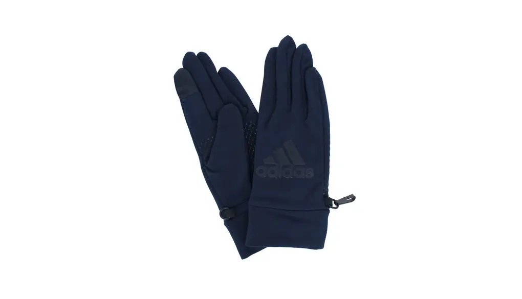 [アディダス] 手袋 レディース 日本製 スマホ対応 滑り止め付 人気ブランド 手洗い可 五本指 秋冬 五本指 ストレッチ フィット 親子 リンクコーデ