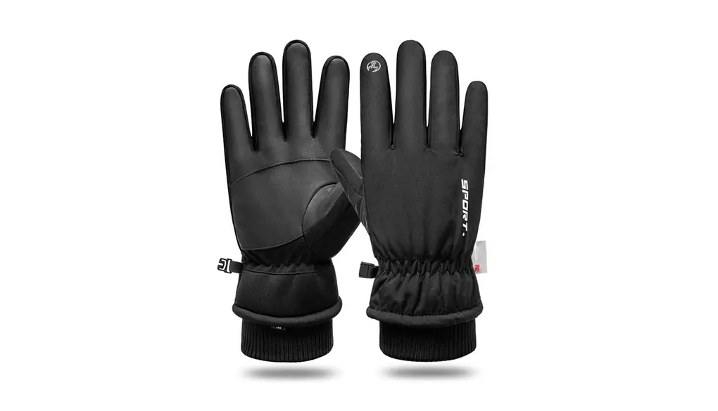 AISHITE 防寒手袋 スキー手袋 防寒グローブ 自転車 バイク 全指スマホ対応 防水 防風 滑り止め 耐摩耗 長い袖口 裏起毛 スキー 登山 アウトドア グローブ 冬 男女兼用