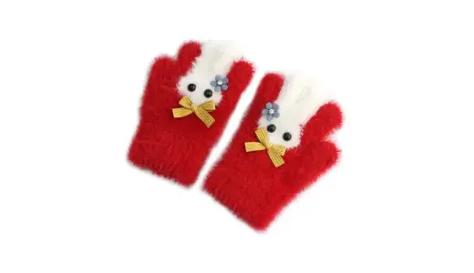 【ふわモコで心まであったまる】eigenn モコモコ手袋｜ガールズ向けキッズ手袋で冬のおでかけがもっと楽しくなる