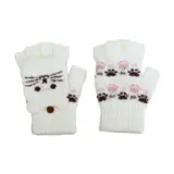 【日本製のふわもこ体験】GlovesDEPO ふわふわもこもこフード付指切手袋｜外でスマホが“ちゃんと使える”あったか手袋