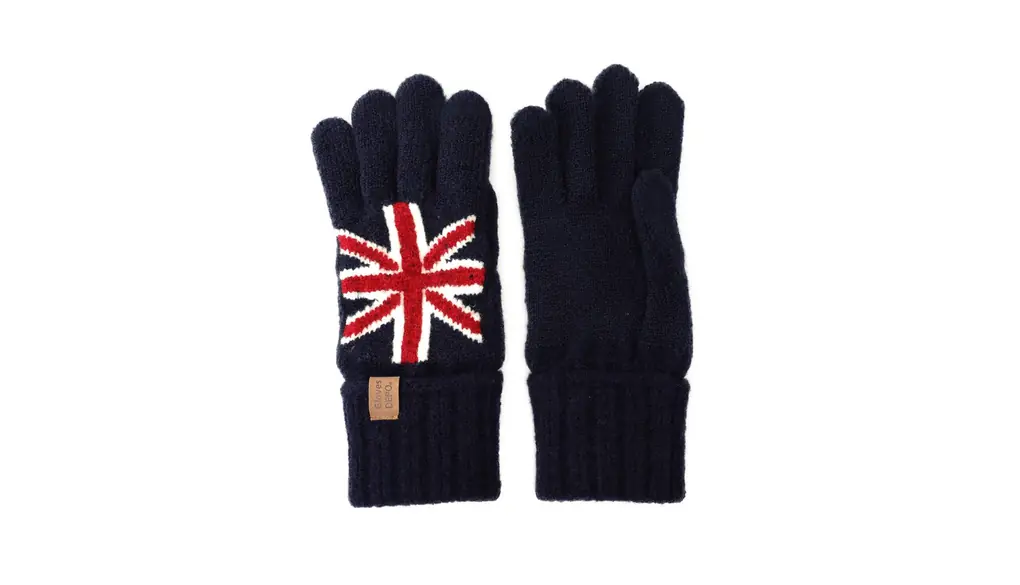 [GlovesDEPO] 日本製プレミアシュークリームレディース手袋国旗柄