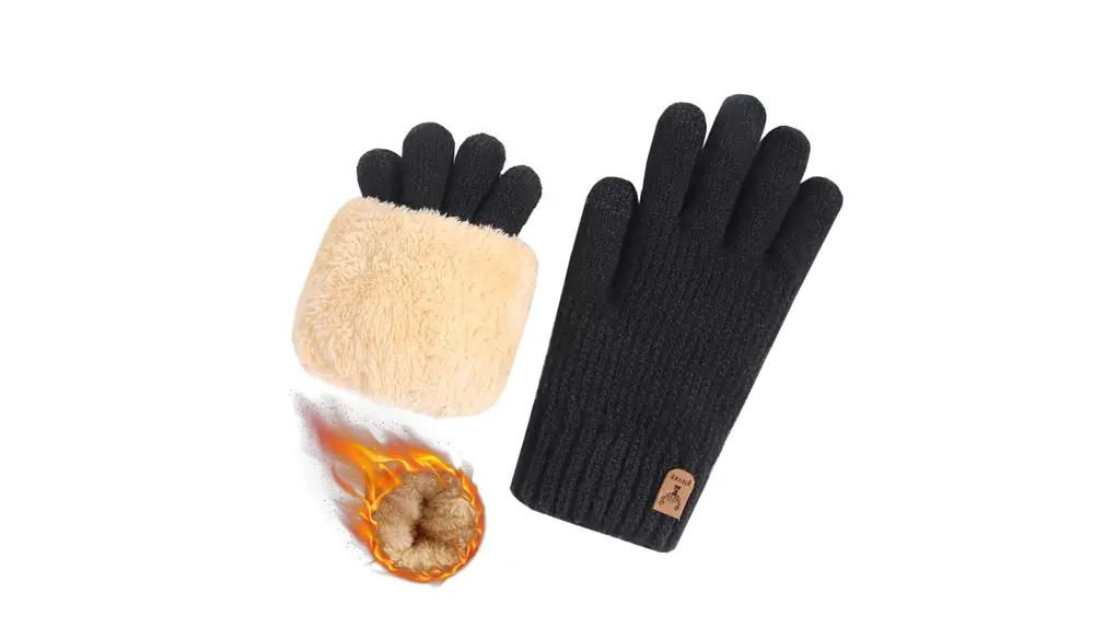 [Laisve] ニット手袋 【厚裏起毛38℃恒温・タッチパネル】 レディース スマホ対応 防寒手袋 暖かい 保温 ふわふわ 厚手 防風 柔らかい グローブ 伸縮性 可愛い 自転車 通勤通学 プレゼント てぶくろ