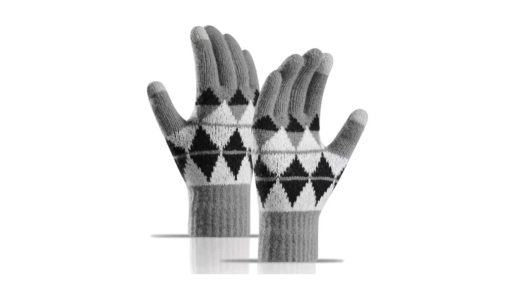 [LEZOOY] 手袋 メンズ 冬 防寒 ニットグローブ 裏起毛 スマホ対応 防寒グローブ 厚手 保温 防風 人間工学 暖かい 柔らか 伸縮性 バイク サイクリング 通勤 通学 男女兼用 ワンサイズ