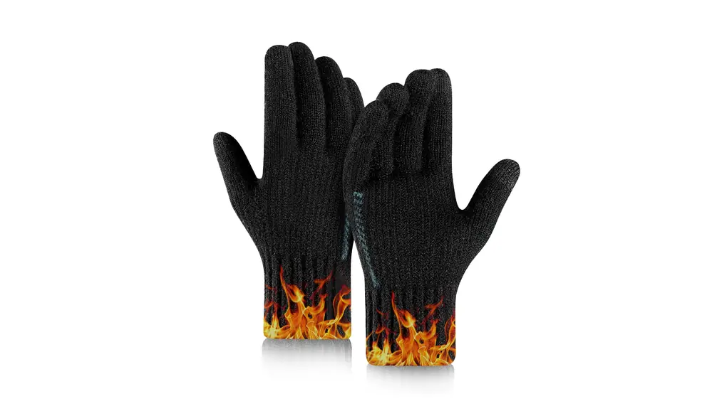 [Maiso] 手袋 メンズ 冬 防寒手袋 ニットグローブ 厚手 ニット手袋 防寒グローブ 保温 てぶくろ 暖かい 柔らか 伸縮性 自転車 通勤 通学 男女兼用