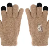 【冬の外出がちょっと楽しみになる】シメファブリックのスマホ対応手袋｜ふわふわ質感とアニマル刺繍で気分まであったかく