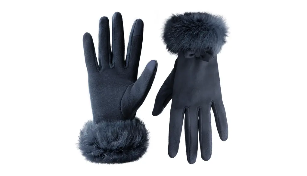 [Vagasi] レディース 女性手袋 裏起毛 防寒 冬 保温 ふわふわ おしゃれ スマホ対応 優雅 贈り物 通勤 自転車 バイク アウトドア