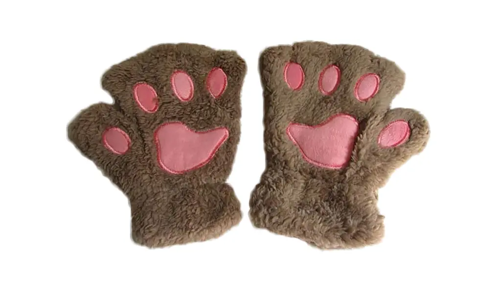 [Wanghong] レディース 手袋 可愛い 防寒 ファッション小物 猫手袋 アニマル 肉球 指出しタイプ スマホ対応 操作便利 あったかグッズ 首ひも付き クリスマス ハロウィン 新年 プレゼント パーティー 変装グッズ